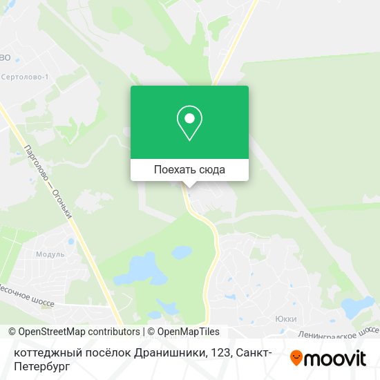 Карта коттеджный посёлок Дранишники, 123