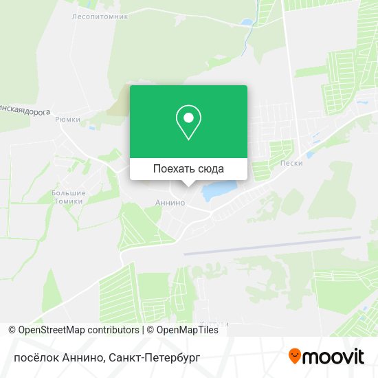 Карта посёлок Аннино