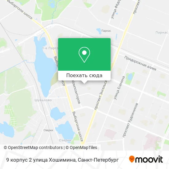 Карта 9 корпус 2 улица Хошимина