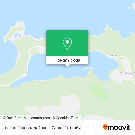 Карта озеро Горовалдайское