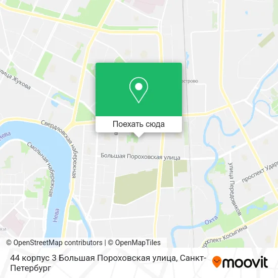 Карта 44 корпус 3 Большая Пороховская улица