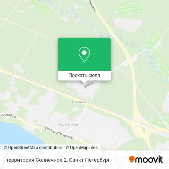 Карта территория Солнечное-2