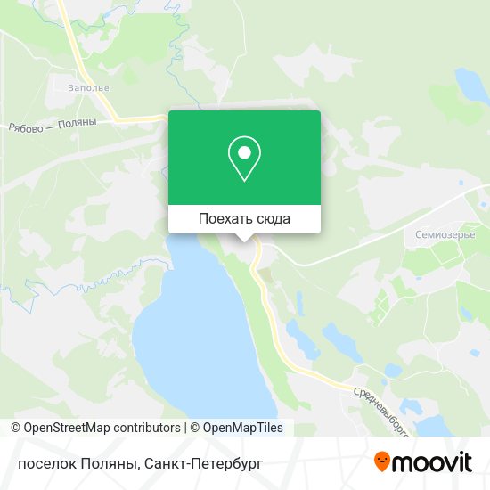Карта поселок Поляны