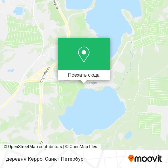Карта деревня Керро