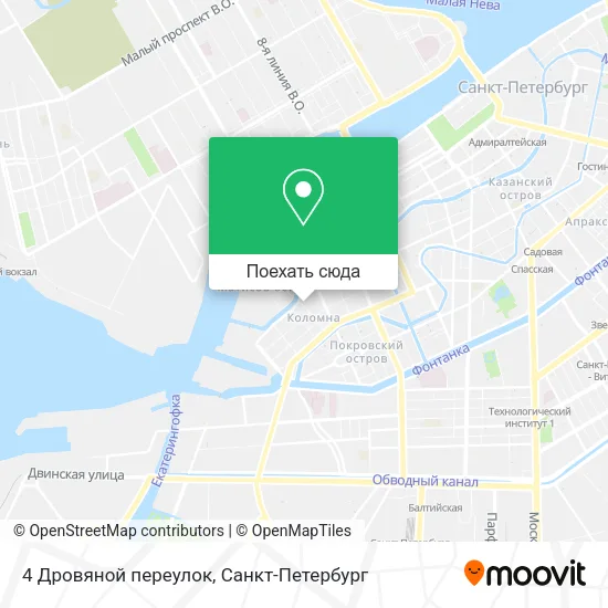 Карта 4 Дровяной переулок