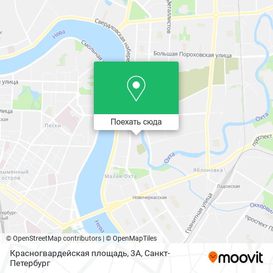 Карта Красногвардейская площадь, 3А