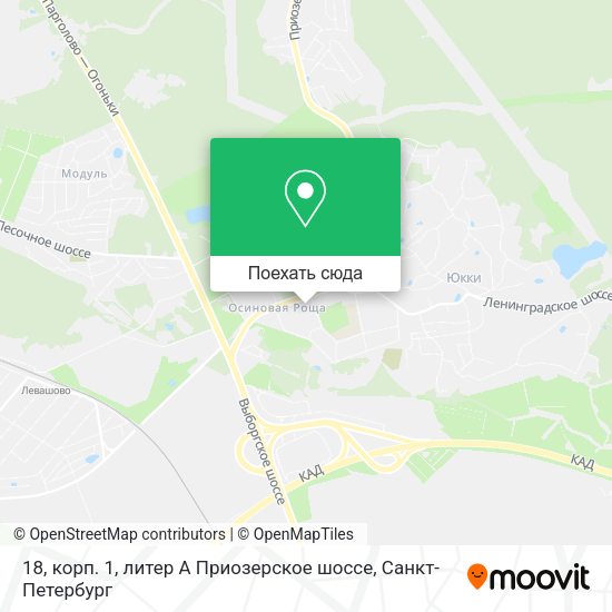 Карта 18, корп. 1, литер А Приозерское шоссе