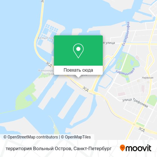 Карта территория Вольный Остров