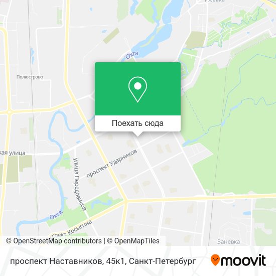 Карта проспект Наставников, 45к1
