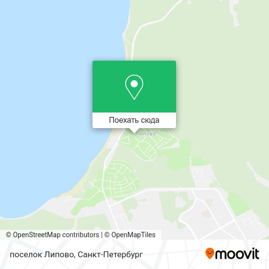 Карта поселок Липово