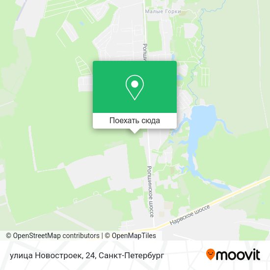 Карта улица Новостроек, 24