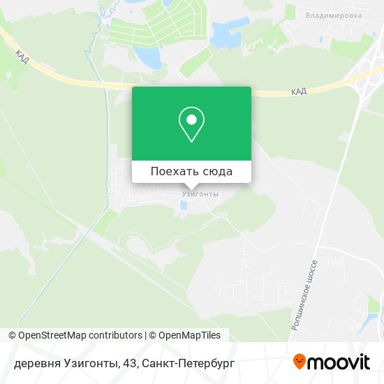 Карта деревня Узигонты, 43