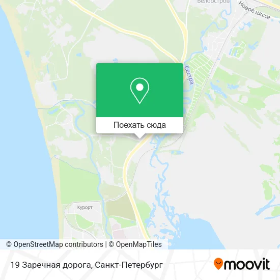Карта 19 Заречная дорога