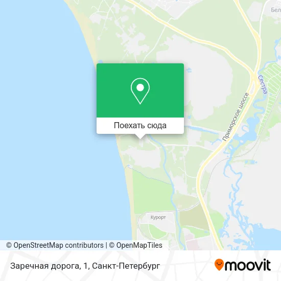 Карта Заречная дорога, 1