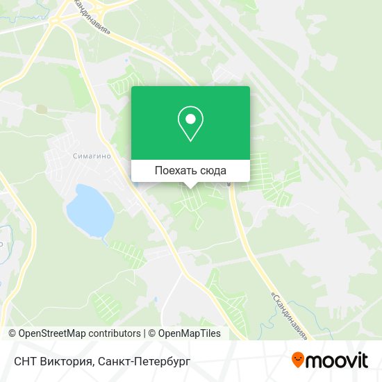 Карта СНТ Виктория