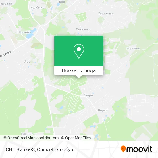 Карта СНТ Вирки-3