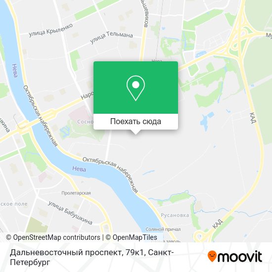 Карта Дальневосточный проспект, 79к1
