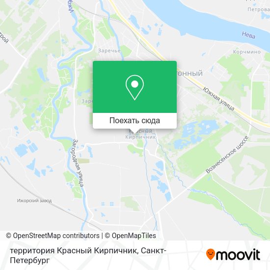 Карта территория Красный Кирпичник