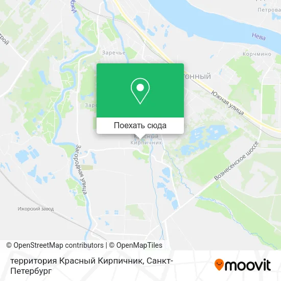 Карта территория Красный Кирпичник
