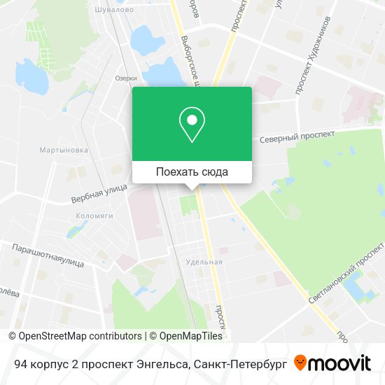 Карта 94 корпус 2 проспект Энгельса