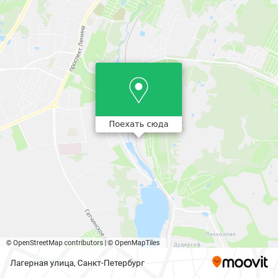 Карта Лагерная улица