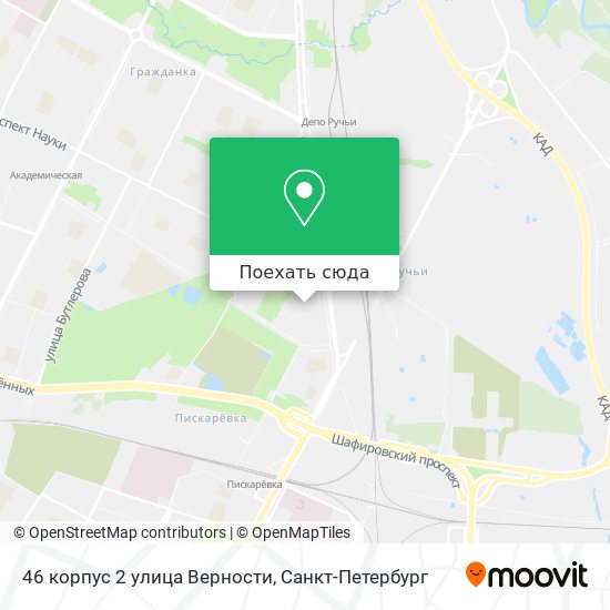 Карта 46 корпус 2 улица Верности