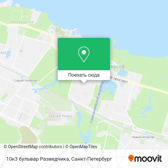 Карта 10к3 бульвар Разведчика