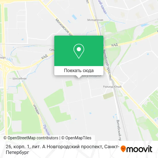 Карта 26, корп. 1, лит. А Новгородский проспект