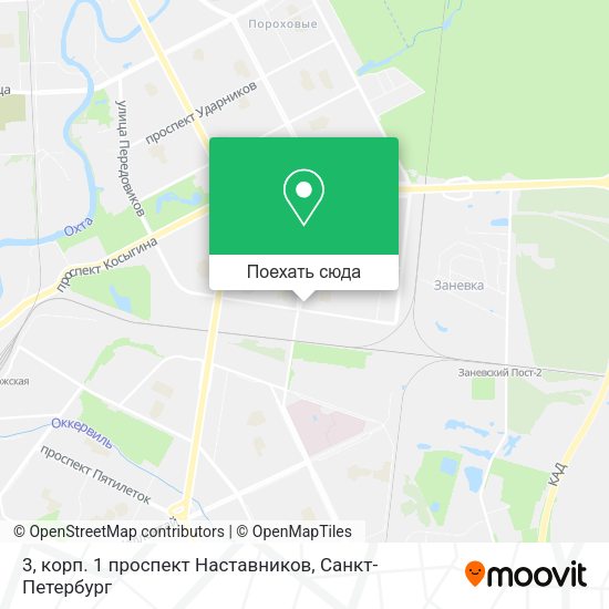 Карта 3, корп. 1 проспект Наставников