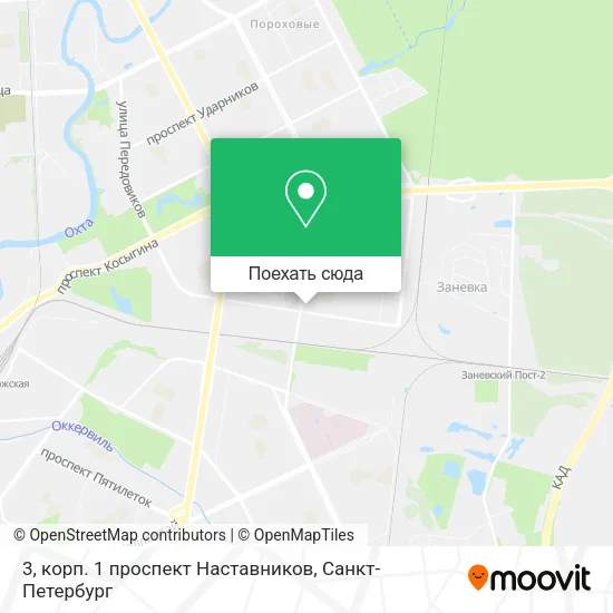Карта 3, корп. 1 проспект Наставников