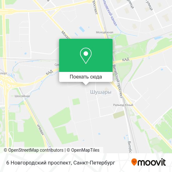 Карта 6 Новгородский проспект