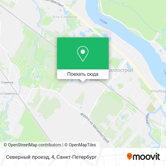 Карта Северный проезд, 4