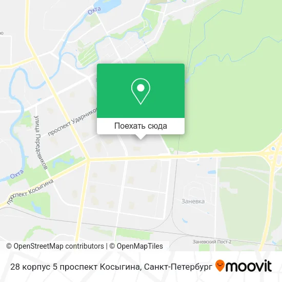 Карта 28 корпус 5 проспект Косыгина