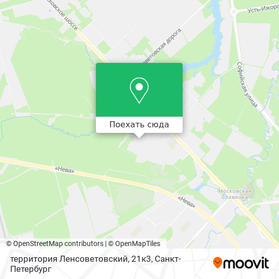 Карта территория Ленсоветовский, 21к3