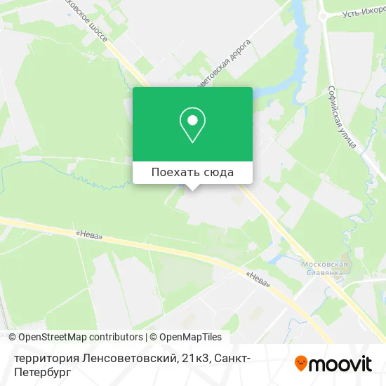 Карта территория Ленсоветовский, 21к3