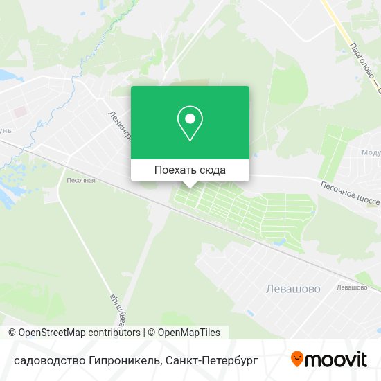 Карта садоводство Гипроникель