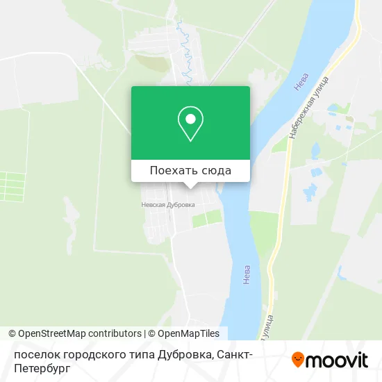 Карта поселок городского типа Дубровка
