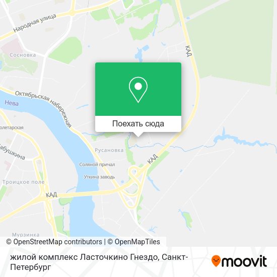 Карта жилой комплекс Ласточкино Гнездо
