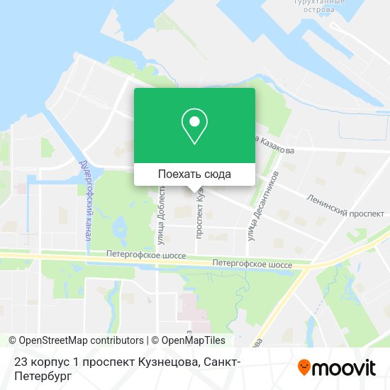 Карта 23 корпус 1 проспект Кузнецова