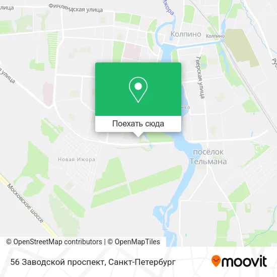Карта 56 Заводской проспект