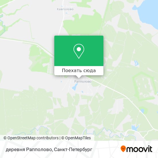 Карта деревня Рапполово