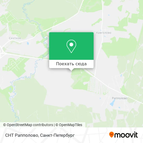 Карта СНТ Рапполово