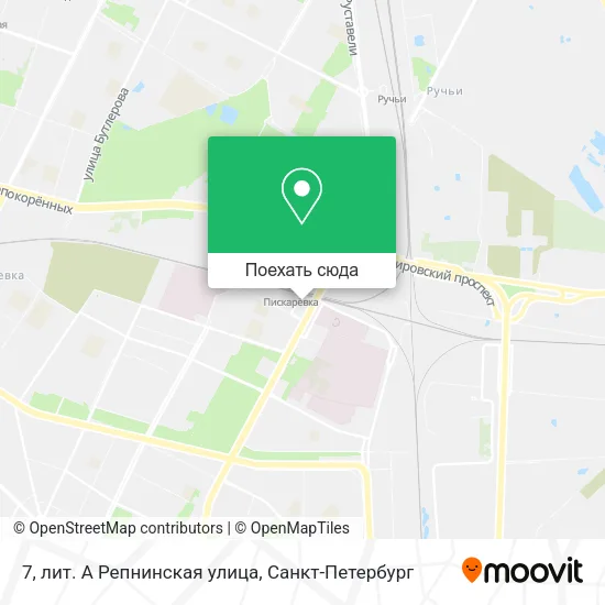 Карта 7, лит. А Репнинская улица