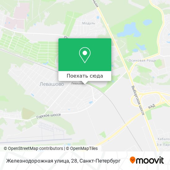 Карта Железнодорожная улица, 28