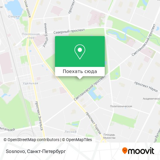 Карта Sosnovo