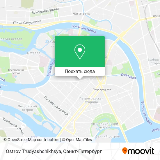 Карта Ostrov Trudyashchikhsya