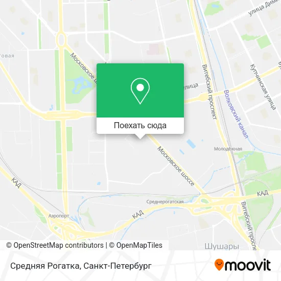 Карта Средняя Рогатка