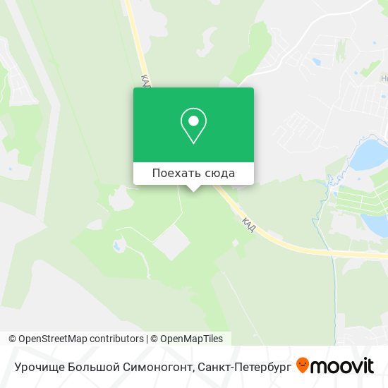 Карта Урочище Большой Симоногонт