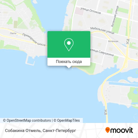 Карта Собакина Отмель