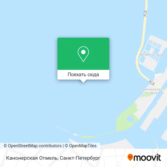 Карта Канонерская Отмель